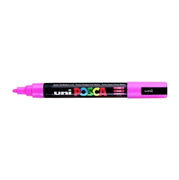 Non Permanent Markör 1.8-2.5 Mm Uni Posca Pc-5M Su Bazlı Pembe