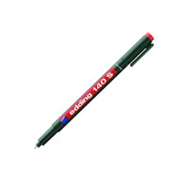 Asetat Kalemi Permanent Edding E-140 S Kırmızı