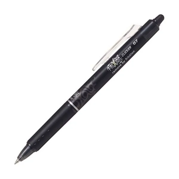 Roller Kalem Bilye Uç Pilot Frıxıon Clıcker Blrt-Fr7-L 0,7 Mm Siyah Silinebilir Basmalı