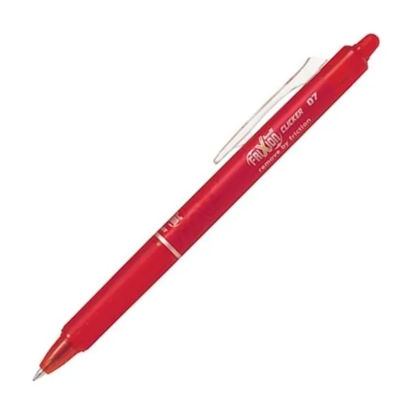 Roller Kalem Bilye Uç Pilot Frıxıon Clıcker Blrt-Fr7-L 0,7 Mm Kırmızı Silinebilir Basmalı