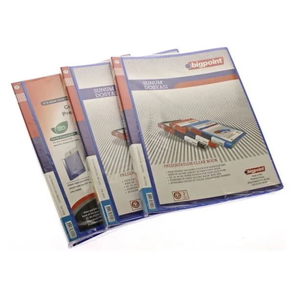 Sunum Dosyası Plastik Bigpoint 30 Yp Bp210-35 A4 Mavi Cepli