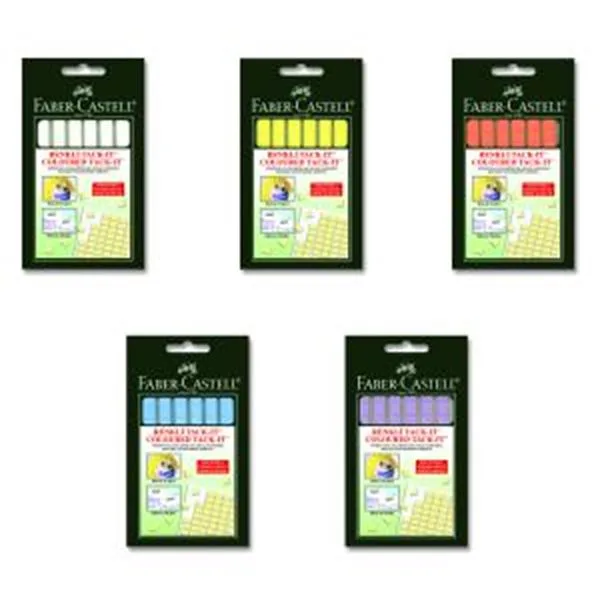 Hamur Yapıştırıcı Faber Castell 187093 Tack-It 50 Gr Renkli
