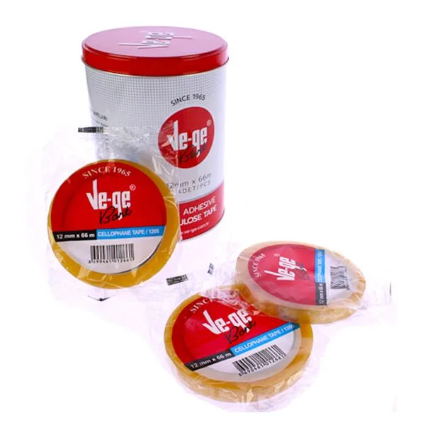 Ofis Bandı Selofan 12 Mm66 Mt Vege Ets1266 Şeffaf