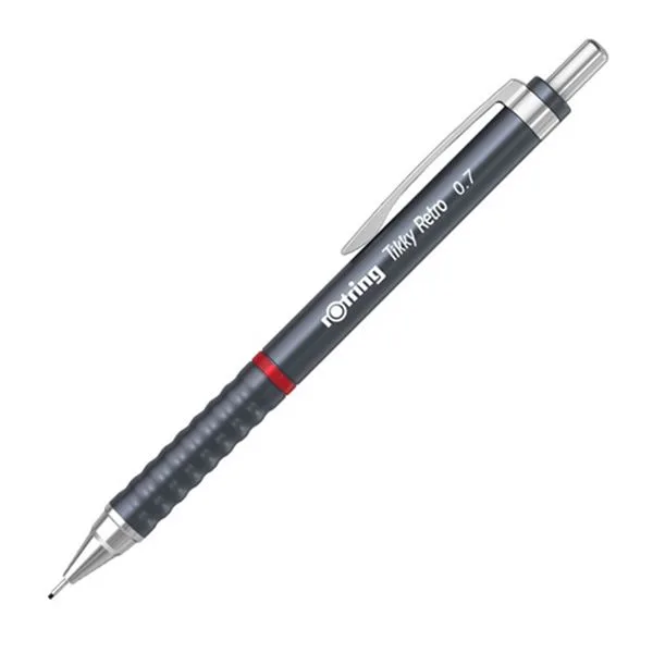 Versatil Kalem Rotring Tikky Retro 2202570 0,7 Mm Metalik Gri