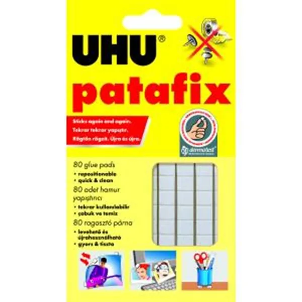 Hamur Yapıştırıcı Uhu Patafix 41710 Tack-It Beyaz
