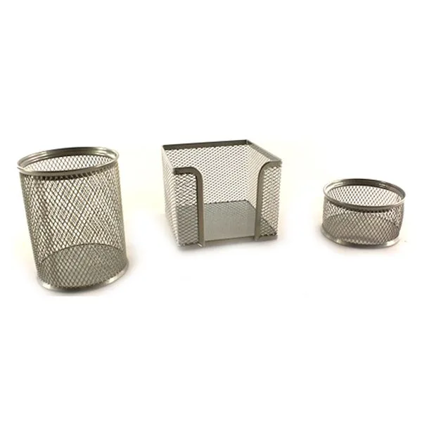 Masa Seti 3 Parça Metal File Kraf 470G Gri