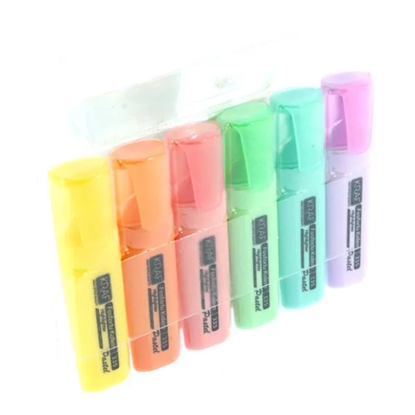Fosforlu Kalem Seti Kraf 335 6 Lı Pastel