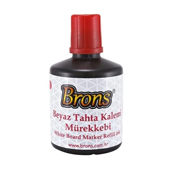 Tahta Kalemi Mürekkebi Brons Br-355 100 Ml Kırmızı