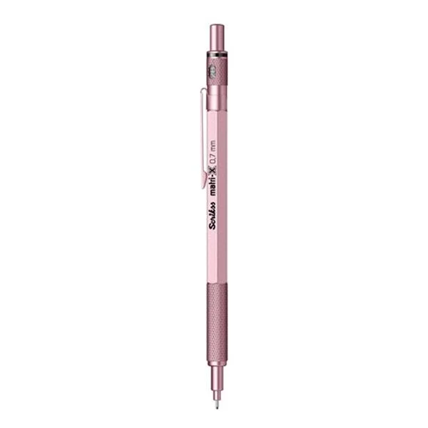 Versatil Kalem Scrikss Matri-X 0,7 Mm Metalik Açık Pembe