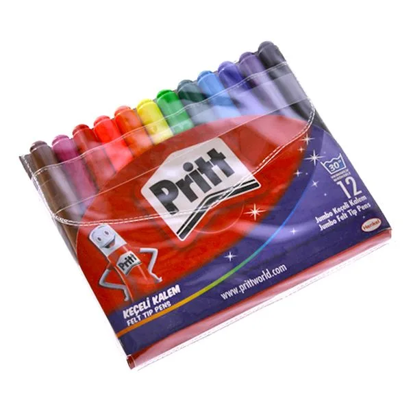 Keçeli Kalem Seti Jumbo Pritt 1687975 12 Li