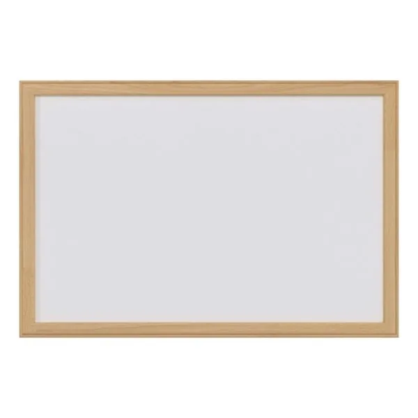 Duvara Monte Yazı Tahtası 30X45 Panda Pan225 Laminant Beyaz Ahşap Çerçeve