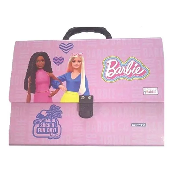 Proje Kutusu Karton Gıpta 5493 Barbie Selefonlu Saplı