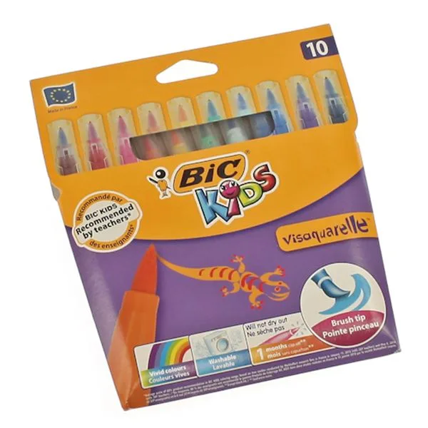 Keçeli Kalem Seti Bic 828964 10 Lu Fırça Uç