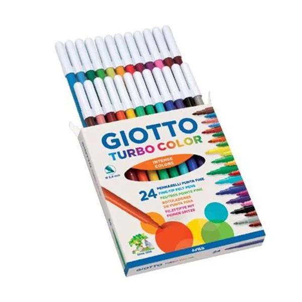 Keçeli Kalem Seti Gıotto Turbo Color 417000 24 Lü
