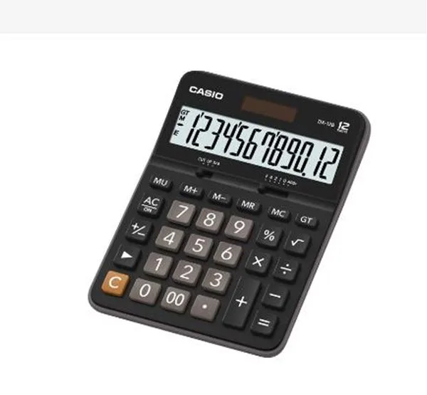 Masaüstü Hesap Makinesi 12Hn Casio Dx-12B-Bk