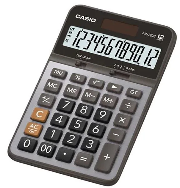 Masaüstü Hesap Makinesi 12Hn Casio Ax-120B