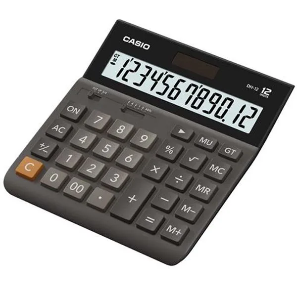 Masaüstü Hesap Makinesi 12Hn Casio Dh-12Bk