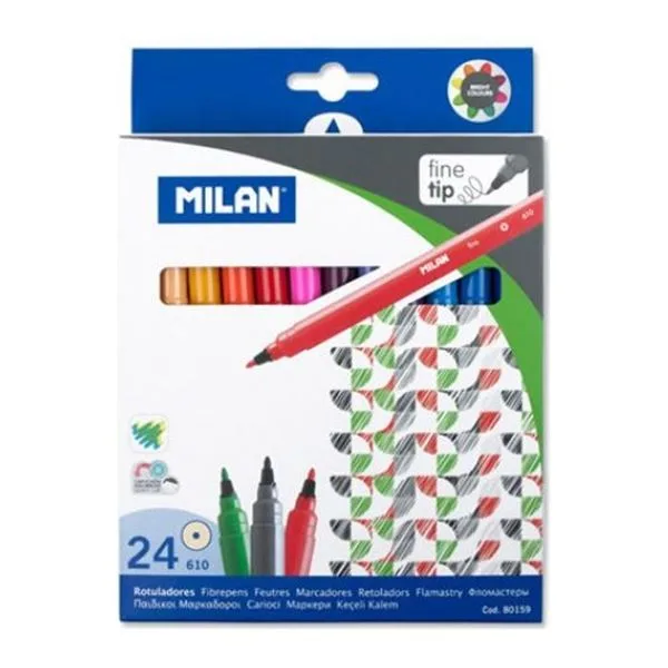 Keçeli Kalem Seti Milan 80159 24 Lü