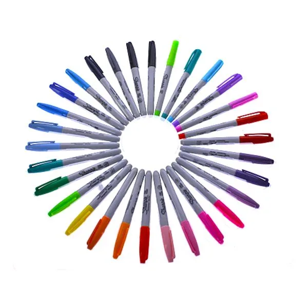 Permanent Markör Seti Sharpie 2061334(2058158)Plastik Gövde Tavuskuşu 28Li