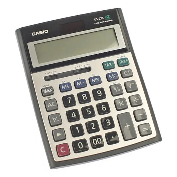 Masaüstü Hesap Makinesi 12Hn Casio Ds-2Ts -Ds-2B Gd Büyük Ekran Tax