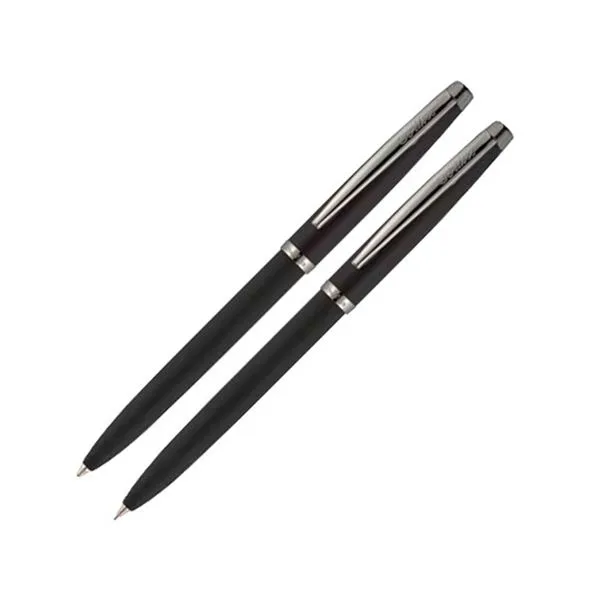 Kalem Takımı Tükenmez+Versatil Scrikss 108 Mat Siyah Kristal