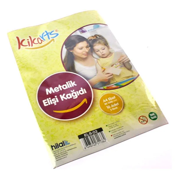 Elişi Kağıdı A4 Kika Els-02 Poşetli 10 Lu Metalik