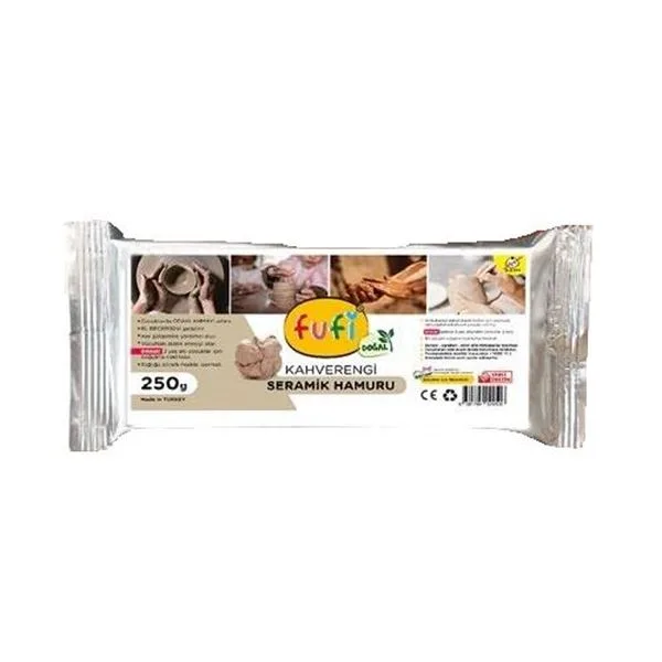 Seramik Hamuru Fufi 250 Gr Kahverengi
