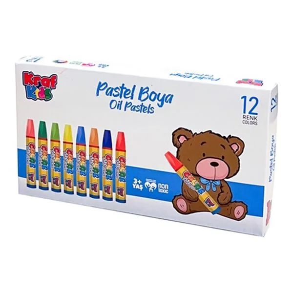 Pastel Boya 12 Renk Kraf Kids Kk515