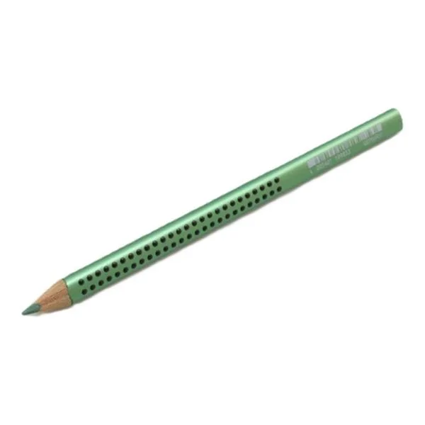 Kuru Boya Tam Boy Faber Castell 5401109853 Grip Jumbo Metalik Yeşil