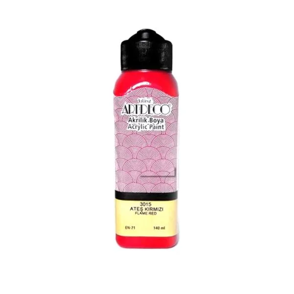 Akrilik Boya Artdeco 70R-3015 140 Ml Ateş Kırmızı