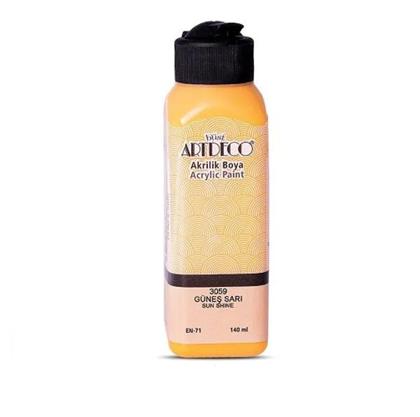 Akrilik Boya Artdeco 70R-3059 140 Ml Güneş Sarı