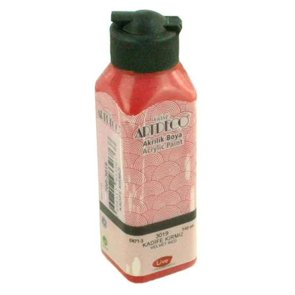 Akrilik Boya Artdeco 70R-3019 140 Ml Kadife Kırmızı