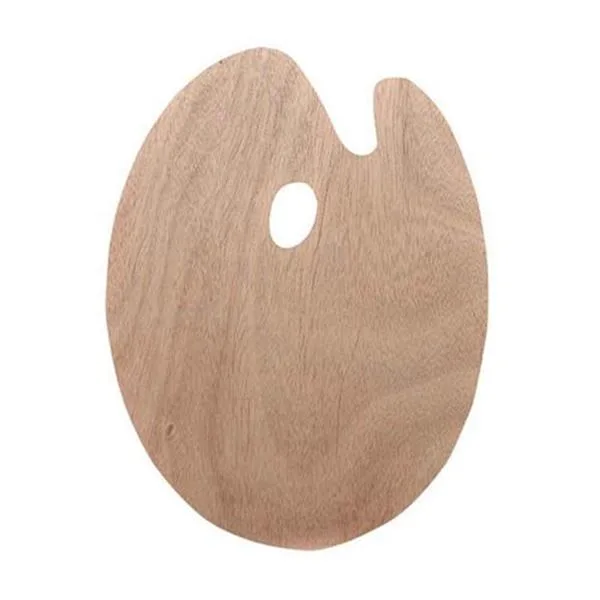 Palet 24X30cm Tahta Oval Südor Bs15-1