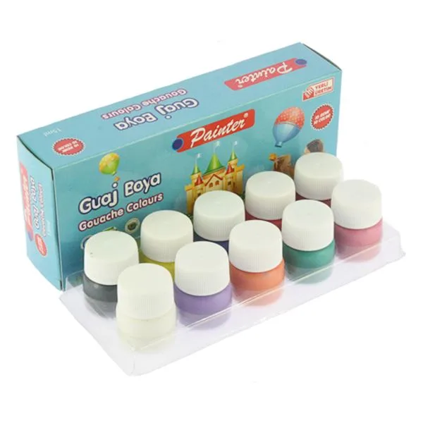 Guaj Boya 10 Renk Painter Bp-G10 Şişede