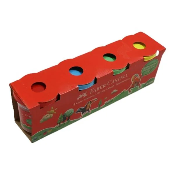 Oyun Hamuru 4 Renk Faber Castell 5170000041 400Gr
