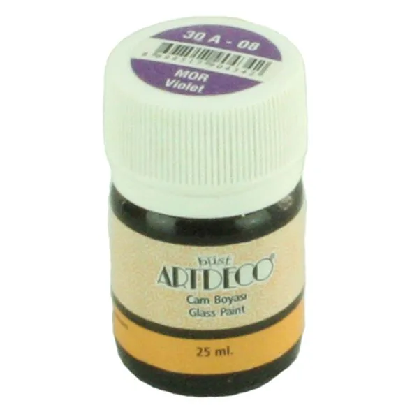 Cam Boyası Artdeco 30A-08 25 Ml Mor