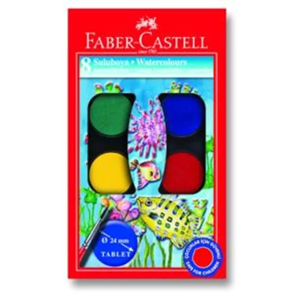 Sulu Boya 12 Renk Küçük Faber Castell 125011 Redlıne