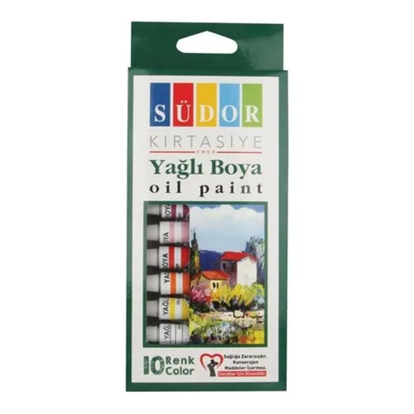 Yağlı Boya 10 Renk Südor Sd722 9 Ml