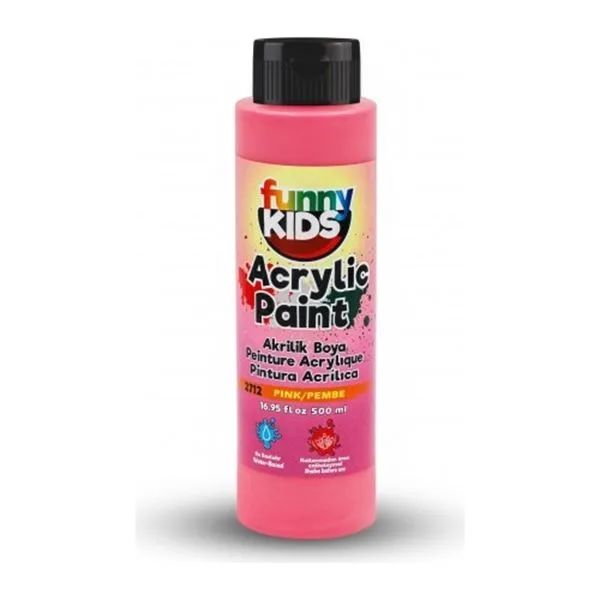 Akrilik Boya Funny Kids 2712 500 Ml Pembe