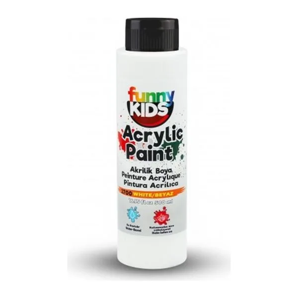 Akrilik Boya Funny Kids 05159 500 Ml Beyaz