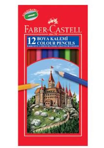 Kuru Boya 12 Renk Tam Boy Jumbo Faber Castell 5171951000 Karton Kutu
