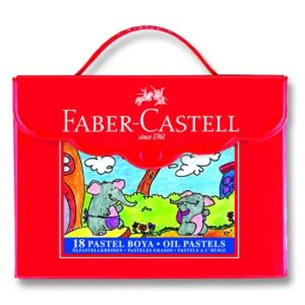 Pastel Boya 18 Renk Faber Castell 125118/125119 Redlıne Plastik Çantalı