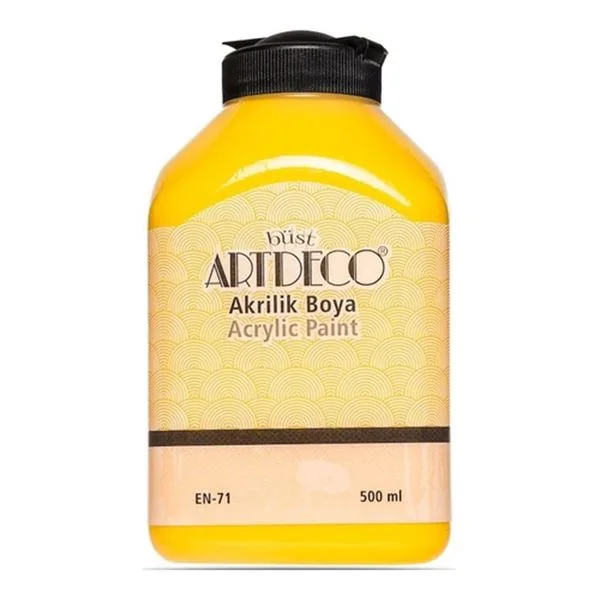 Akrilik Boya Artdeco 70L-3602 500 Ml Koyu Sarı