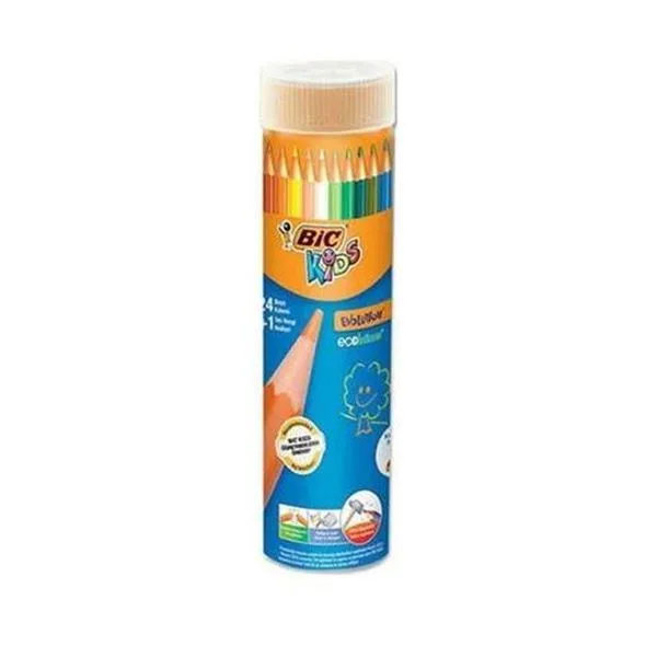 Kuru Boya 24+1 Renk Tam Boy Bic Evolution 958190 Metal Tüp