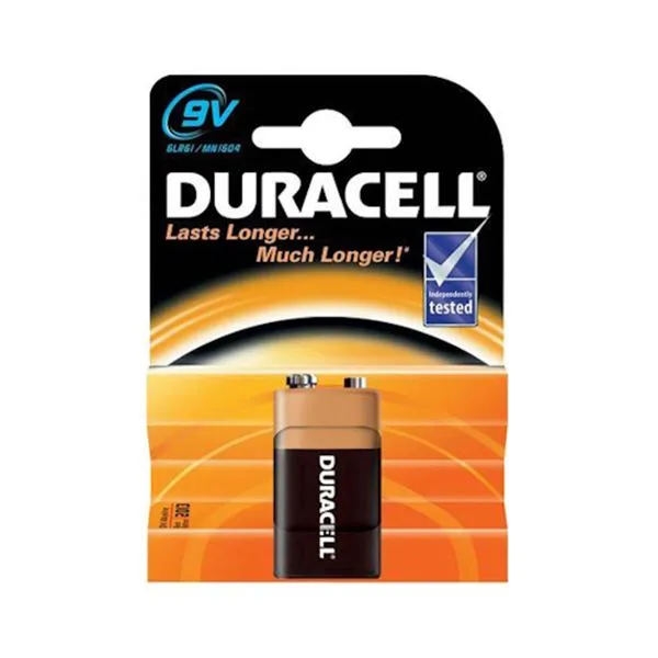 Pil 9 Volt Alkalin Duracell