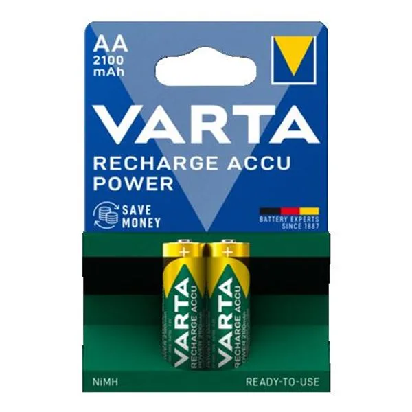 Pil Kalem Şarjlı Aa Varta 56706 2Li 2100 Mah