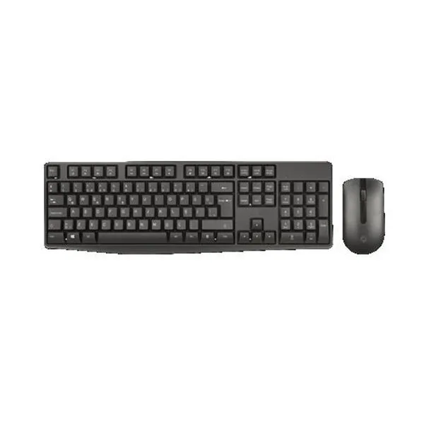 Klavye Multimedya+Mouse Set Kablosuz Frisby Fk-4875Qu Siyah