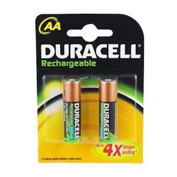 Pil Kalem Şarjlı -Aa- Duracell 2500 Mah 2Lı