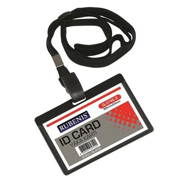 Yaka Kartı Sert Pvc Yatay Ipli Rubenis Dl-5749