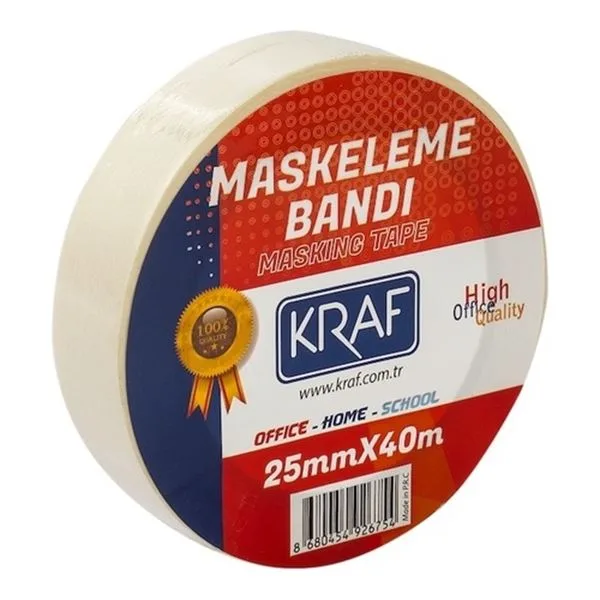 Maskeleme Bandı 25 Mm40 Mt Kraf 4025G